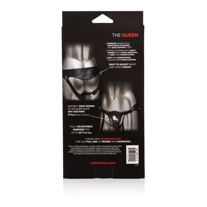 CalExotics The Queen Premium Harness with Back Support – Black
