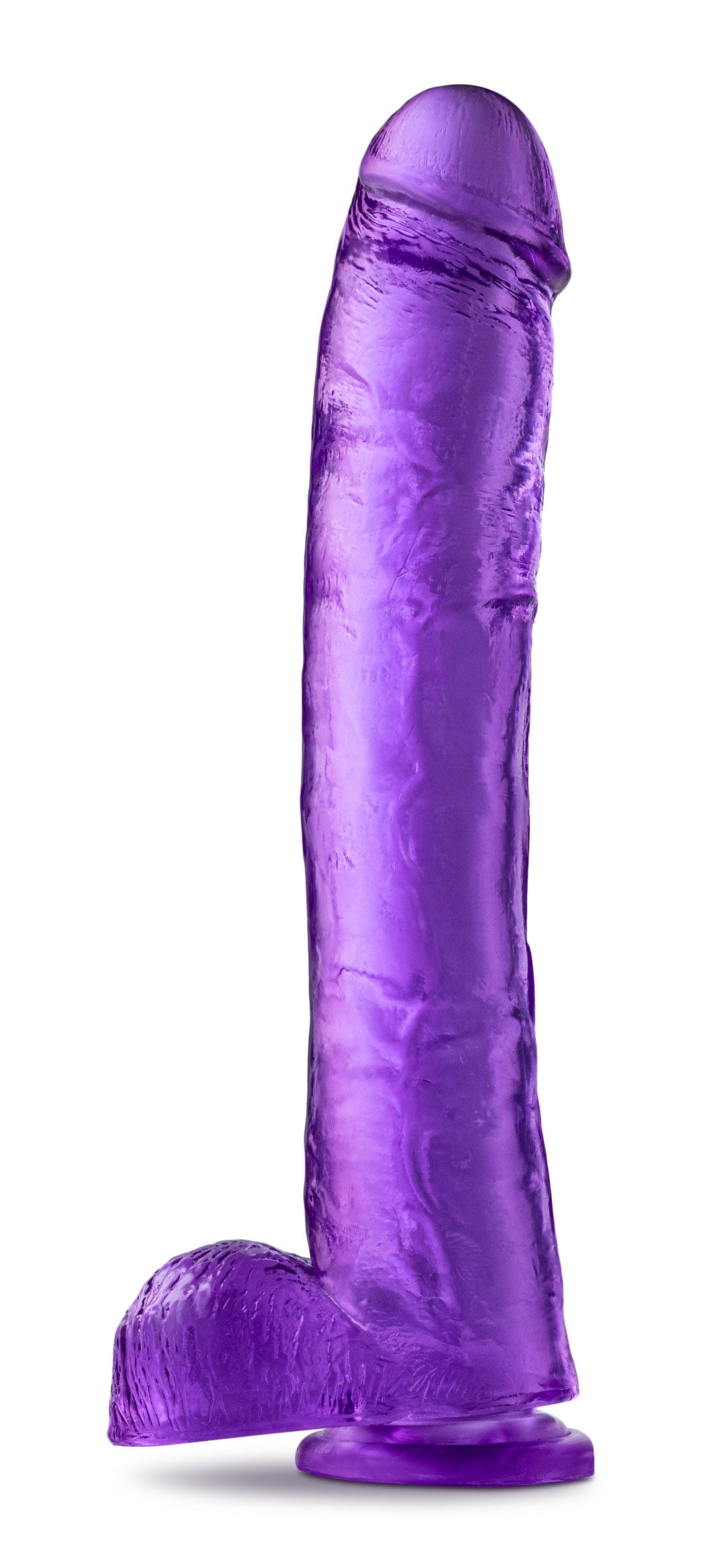 Blush B Yours Plus Mount n' Moan Dildo – Purple – G-Spot and P-Spot Stimulation with Suction Cup Base
