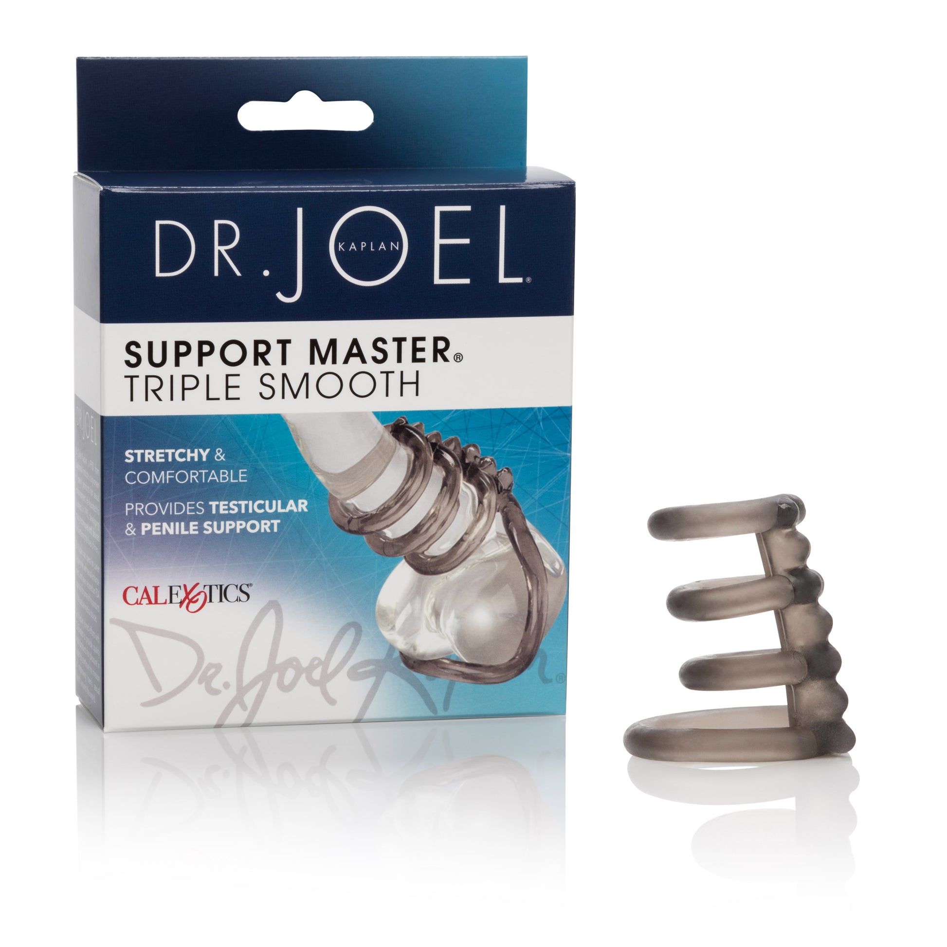 Dr. Joel Kaplan Support Master Triple Smooth Erection Enhancer - Gray