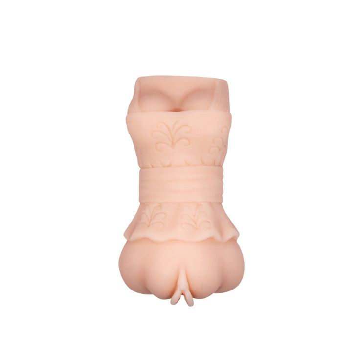 Pretty Love Crazy Bull No Lube Masturbator Sleeve - Realistic Pussy - Beige