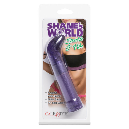 CalExotics Shane's World Sparkle G Vibe – G-Spot Vibrator – Purple