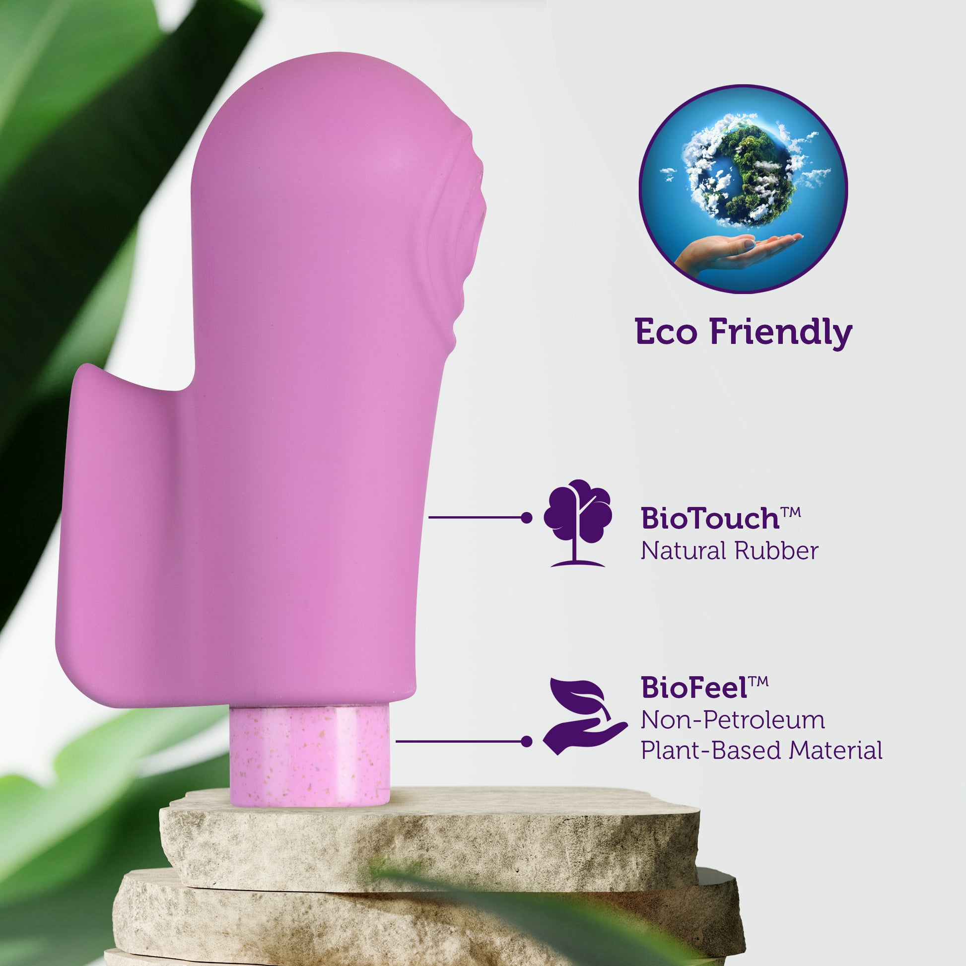 Gaia Eco Delight - Vibrating Vibe with 10 Modes - Purple