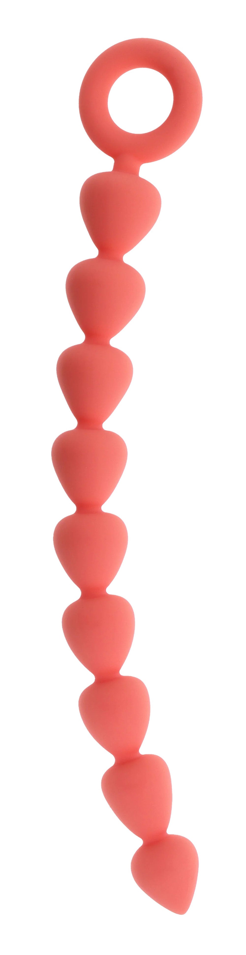 Sportsheets Peaches 'N Creame Silicone Anal Beads – Peach
