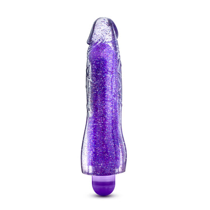 Glow Dicks Molly Glitter Vibrator - Multi-Speed G-Spot Vibrator - Purple