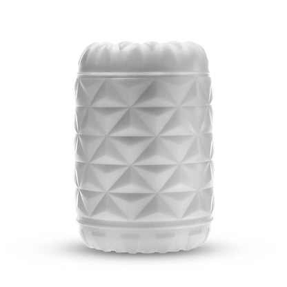 Blush Rize Reakt Self-Lubricating Stroker - White - 3 Pleasure Chambers