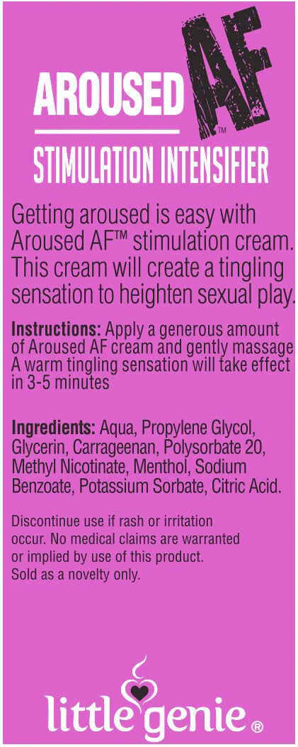 Little Genie Aroused AF Stimulation Enhancer 1.5oz – Intimate Use