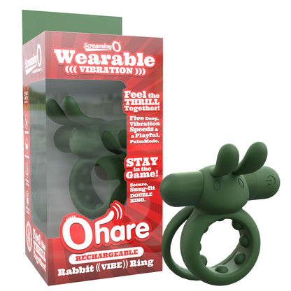 Screaming O Ohare Rechargeable Bullet - Green - Multi-Speed Vibration