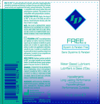 I.D. Lubricants Free Display 24ct - 1 Fl Oz Tubes - High Performance Lubricant - Hypoallergenic