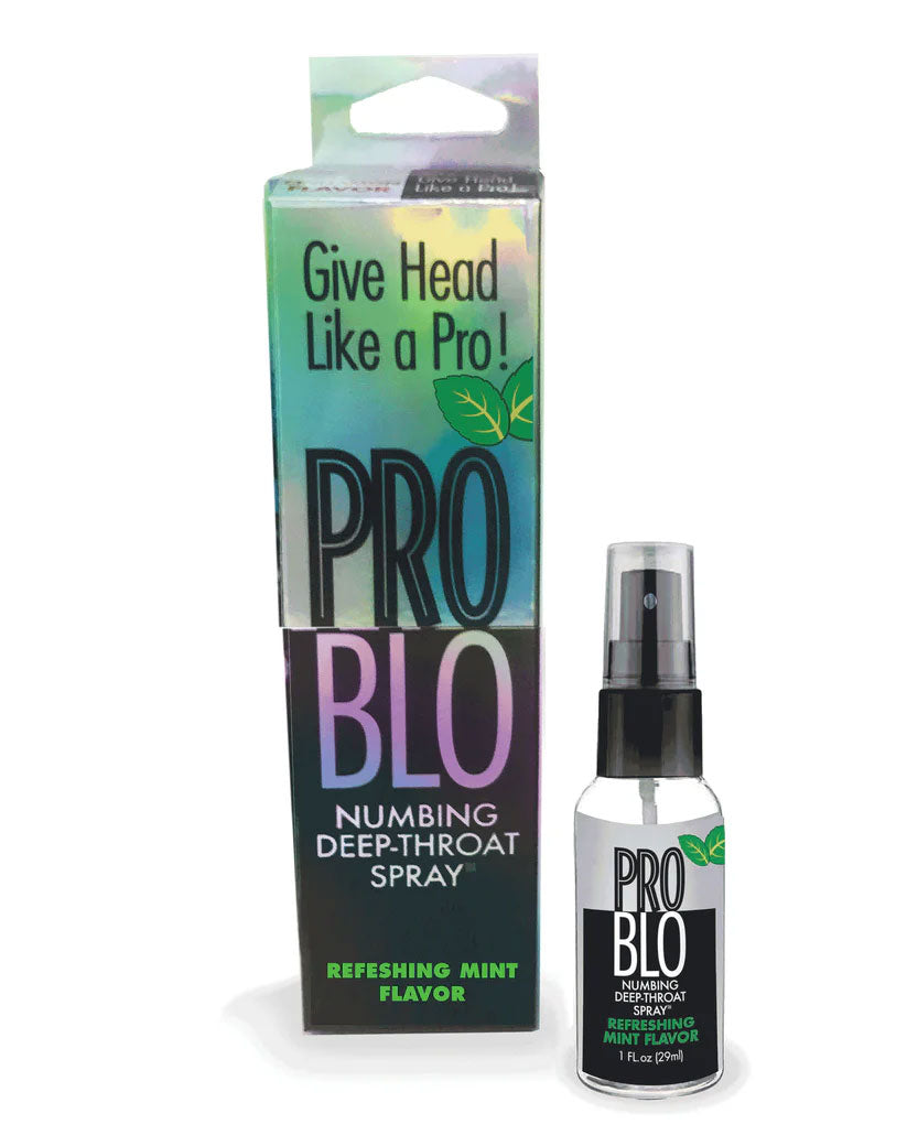 Problo Numbing Deep Throat Spray - Mint Flavor - 1 Fl. Oz.