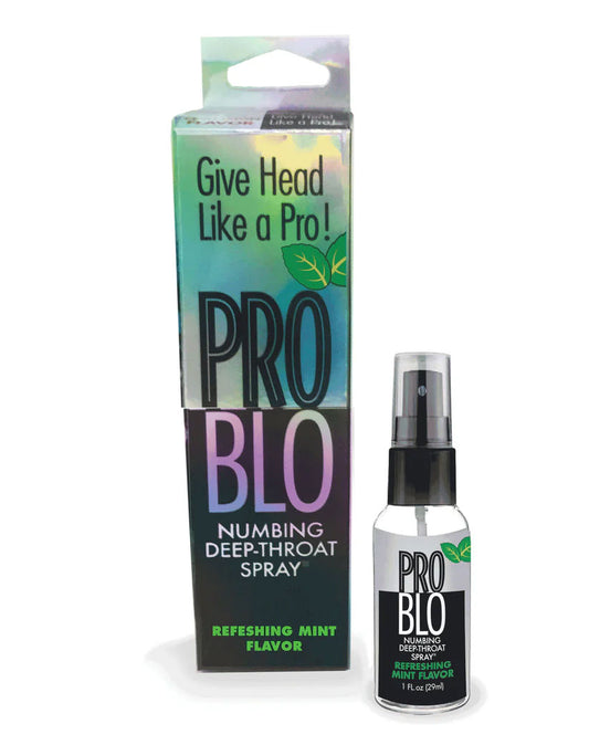 Problo Numbing Deep Throat Spray - Mint Flavor - 1 Fl. Oz.