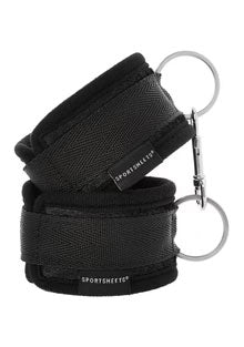 Sportsheets Soft Adjustable Cuffs for Wrist or Ankle – Black