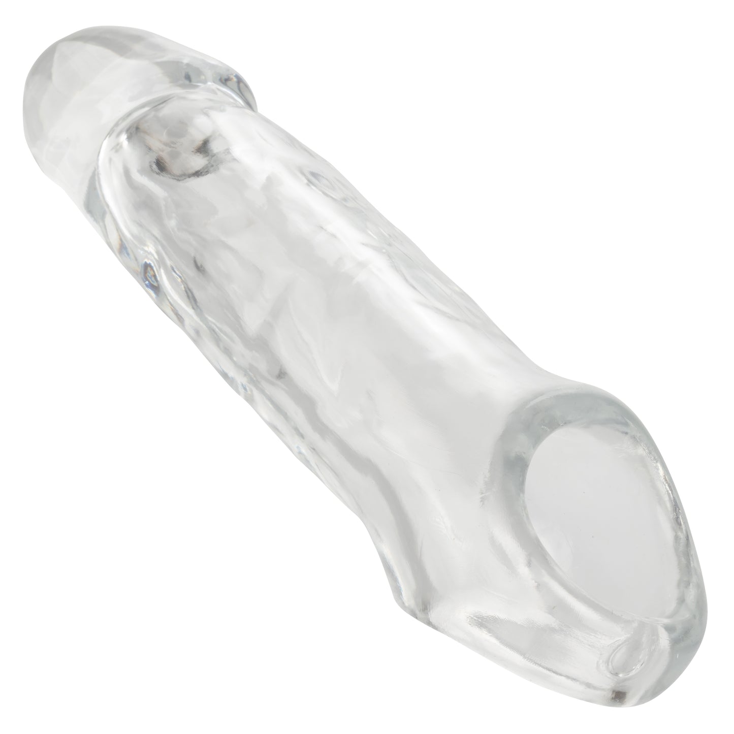 CalExotics Performance Maxx Clear Extension 6.5 Inch Hollow Design with Scrotum Strap – Clear