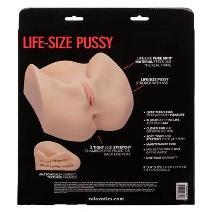 CalExotics Stroke It Life-Size Pussy Stroker – Ivory
