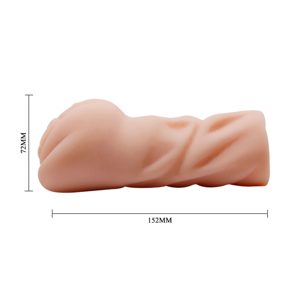 Pretty Love Crazy Bull Masturbator Sleeve - Realistic - Beige