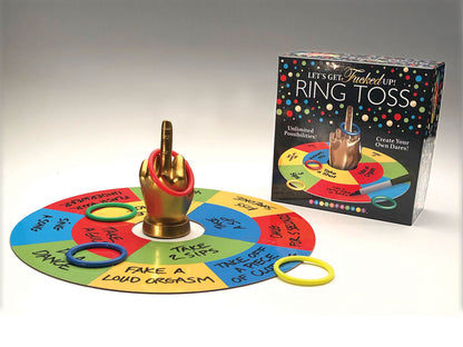 Little Genie Let's Get Fucked Up Ring Toss Game – Customizable Party Fun
