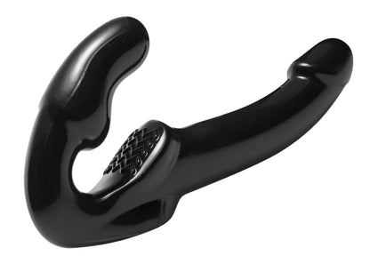 XR Brands Revolver Strapless G-Spot Dildo – Black