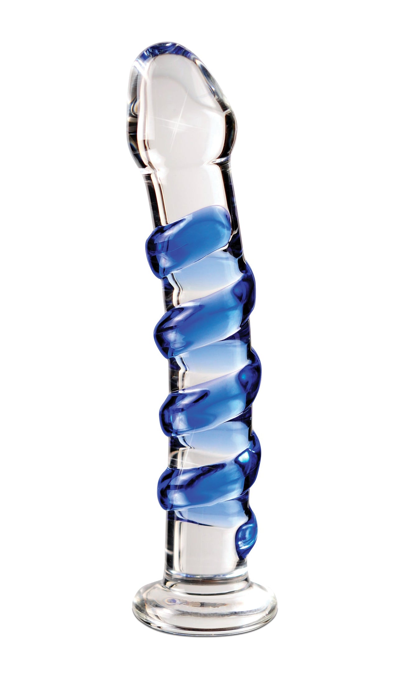 Pipedream Icicles No. 5 Glass Massager – Clear/Blue