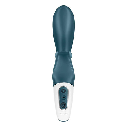 Satisfyer Hug Me Rabbit Vibrator - G-Spot and Clitoral Stimulation - Grey/Blue