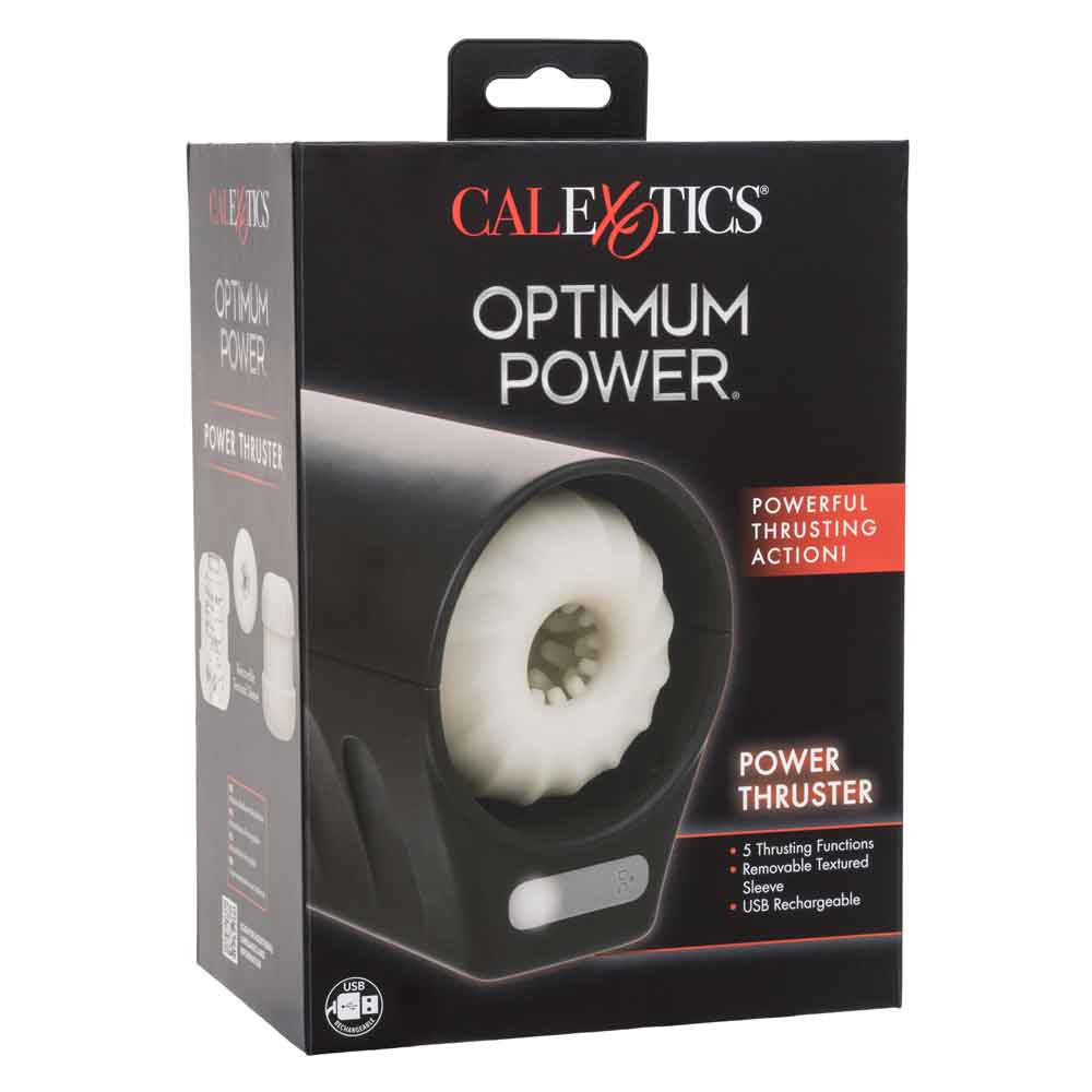 CalExotics Optimum Power Power Thruster - Rechargeable Thrusting Stroker - Black