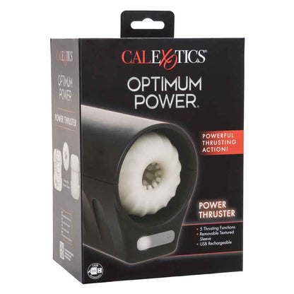 CalExotics Optimum Power Power Thruster - Rechargeable Thrusting Stroker - Black