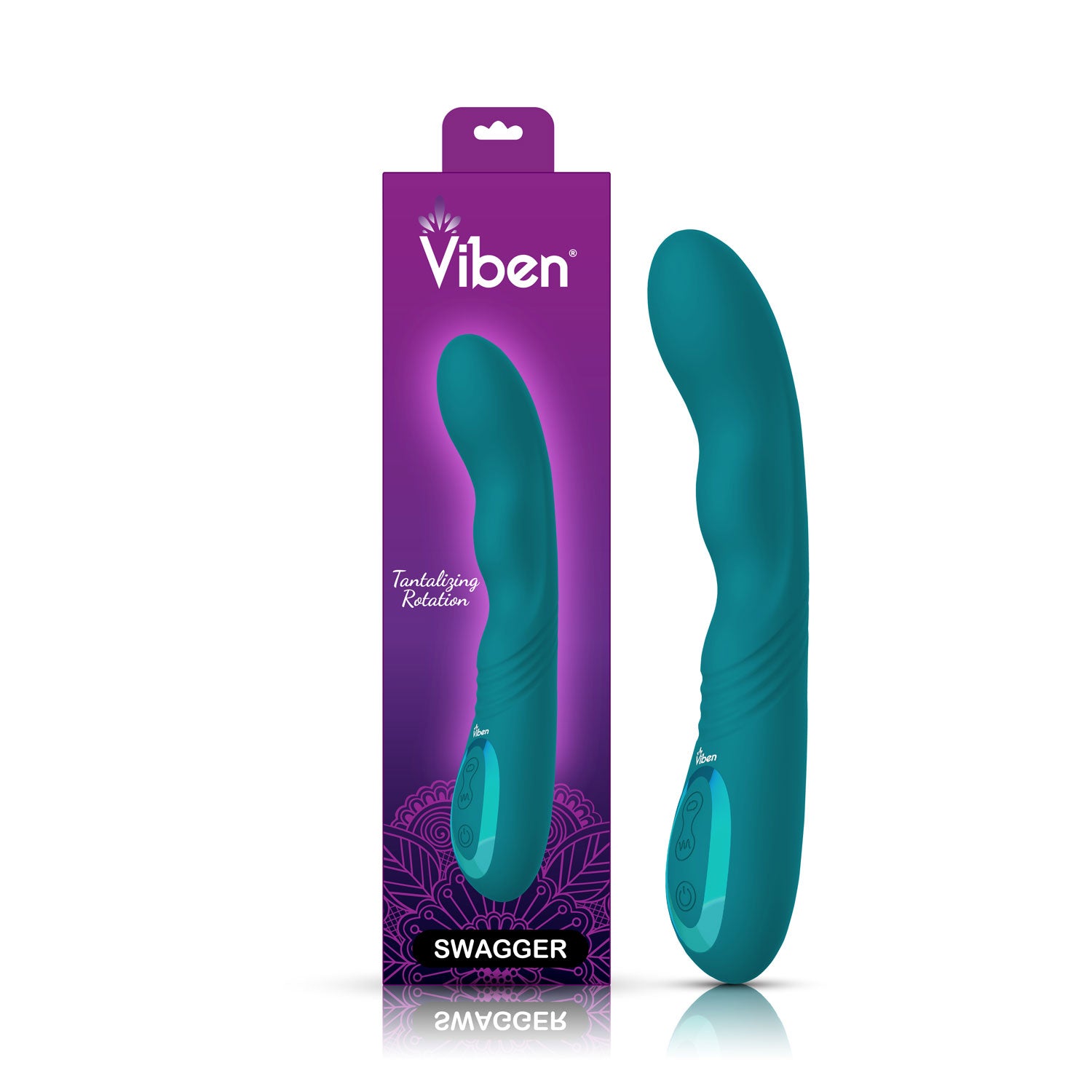 Viben Swagger Wriggling G-Spot Vibe – Ocean Blue