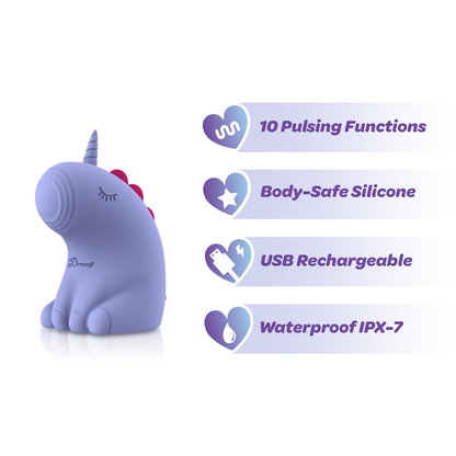 Dreamii Pulse Pulsing Unicorn Stimulator – Mystical Purple