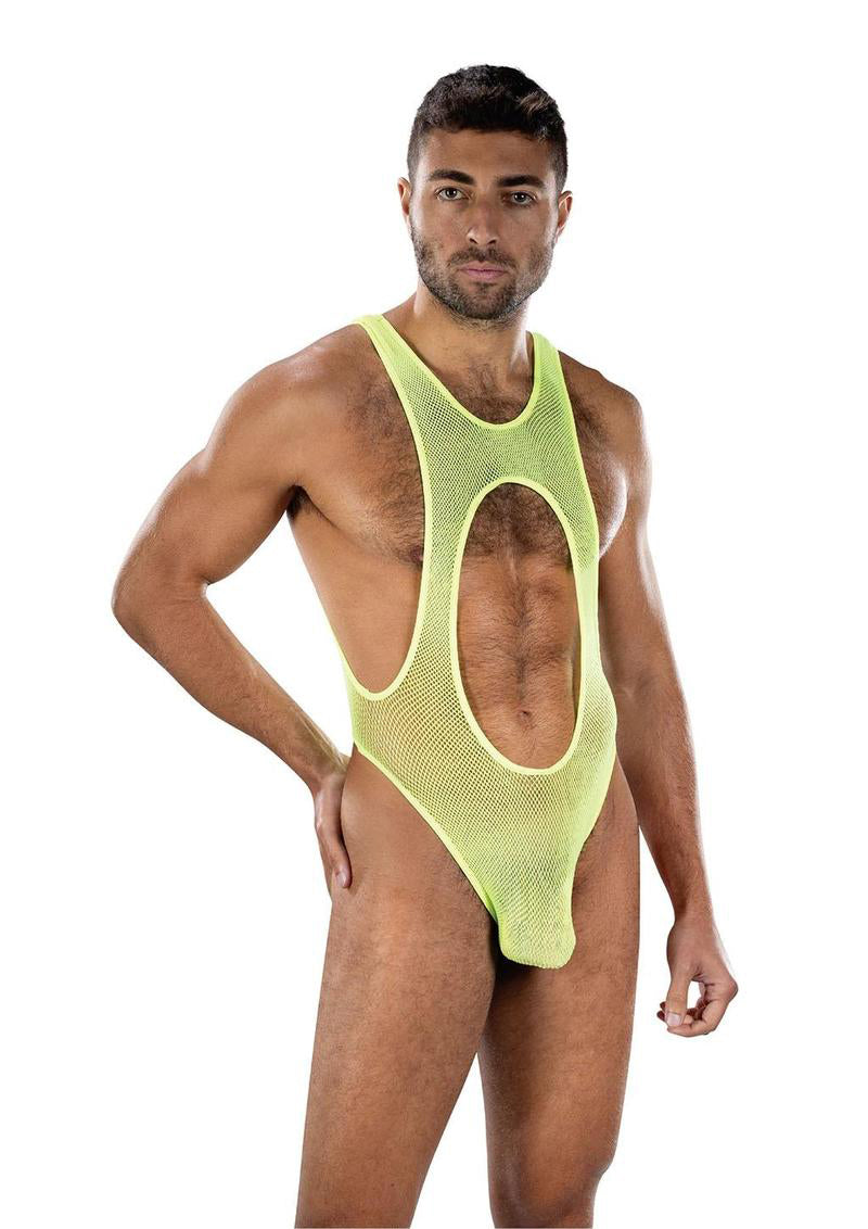 Envy Bare Sunshine Mesh Singlet – Yellow