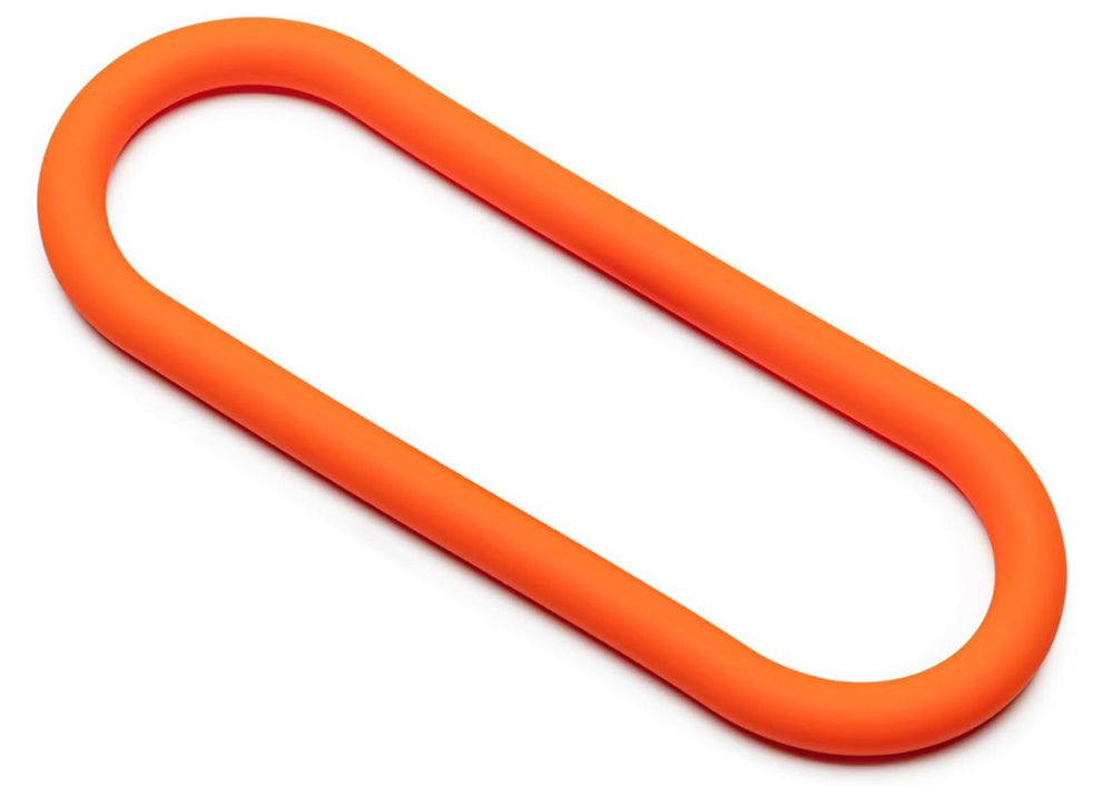 Perfect Fit Hefty Wrap Silicone Cock Ring – Orange