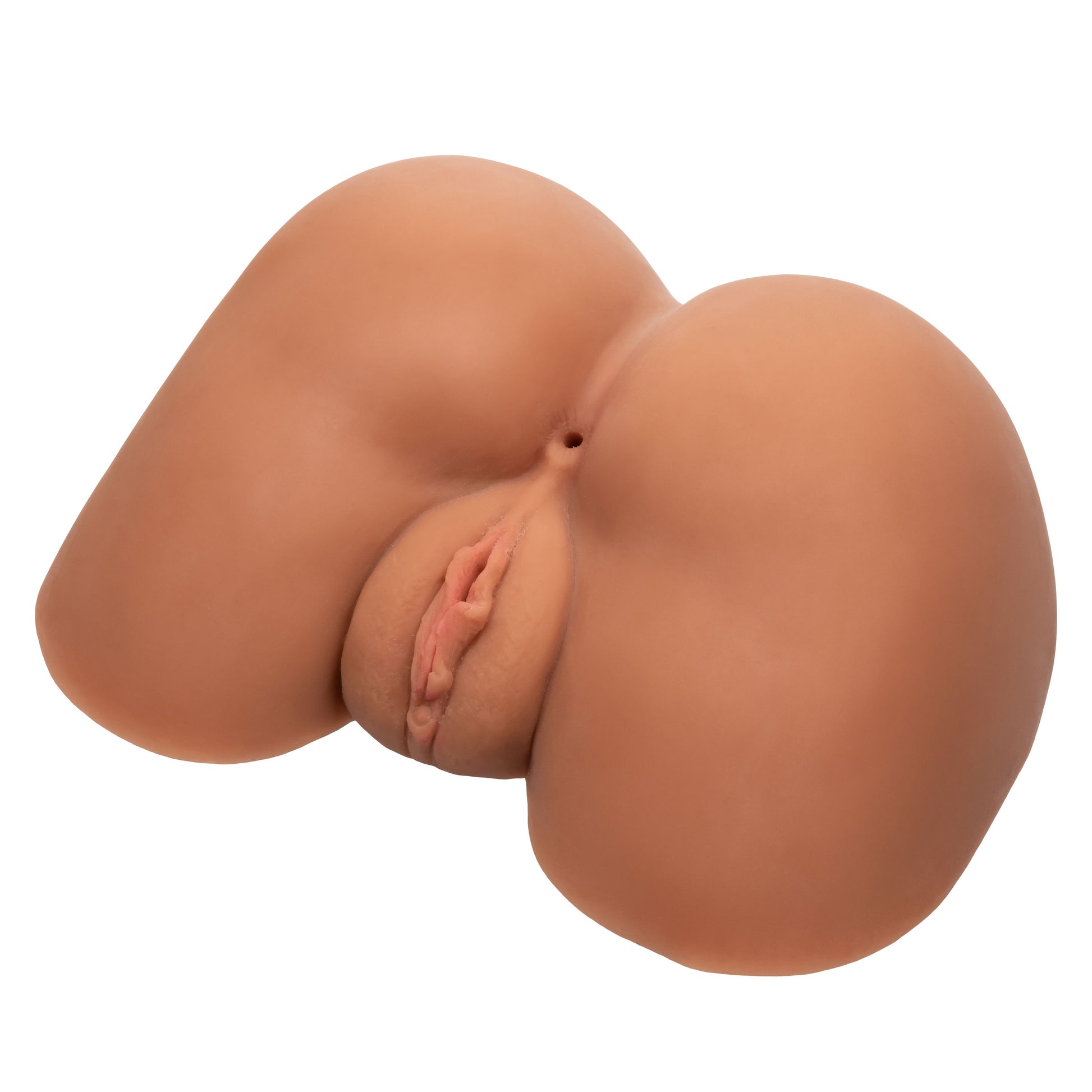 CalExotics Stroke It Life-Size Ass Stroker with Dual Chambers – Brown