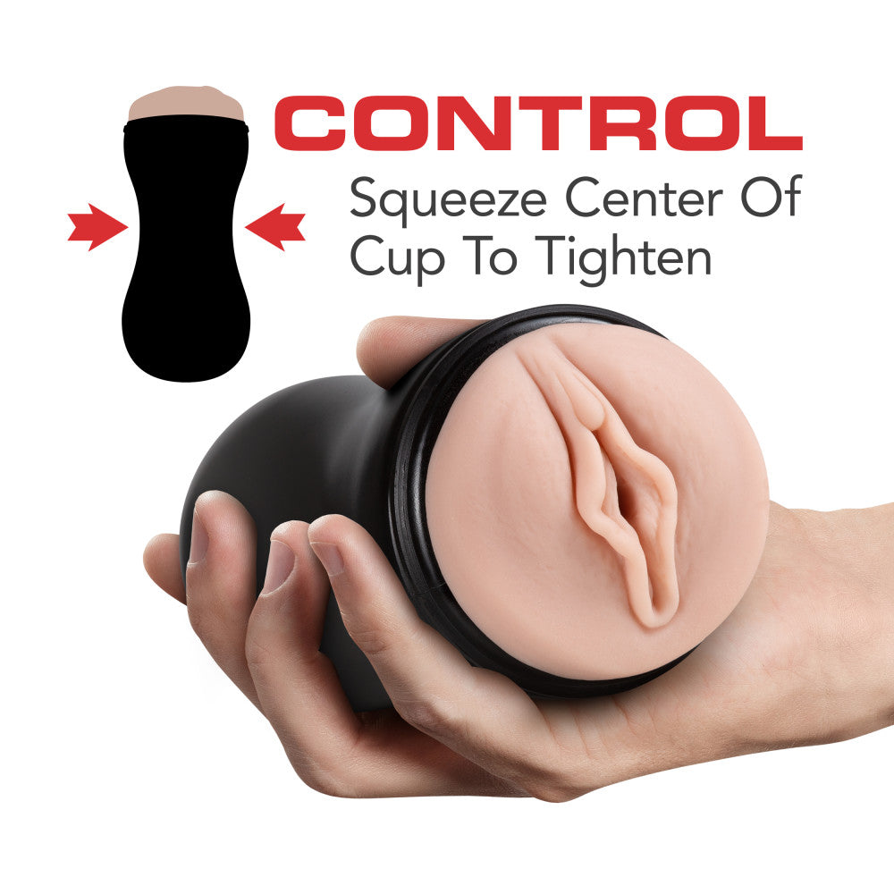 M for Men Soft & Wet - Self Lubricating Stroker Cup - Realistic Beige