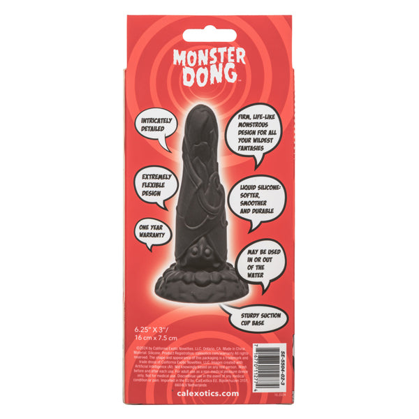 CalExotics Monster Dong The Vampire - Life-Like Pleasure Toy with Suction Cup - Black