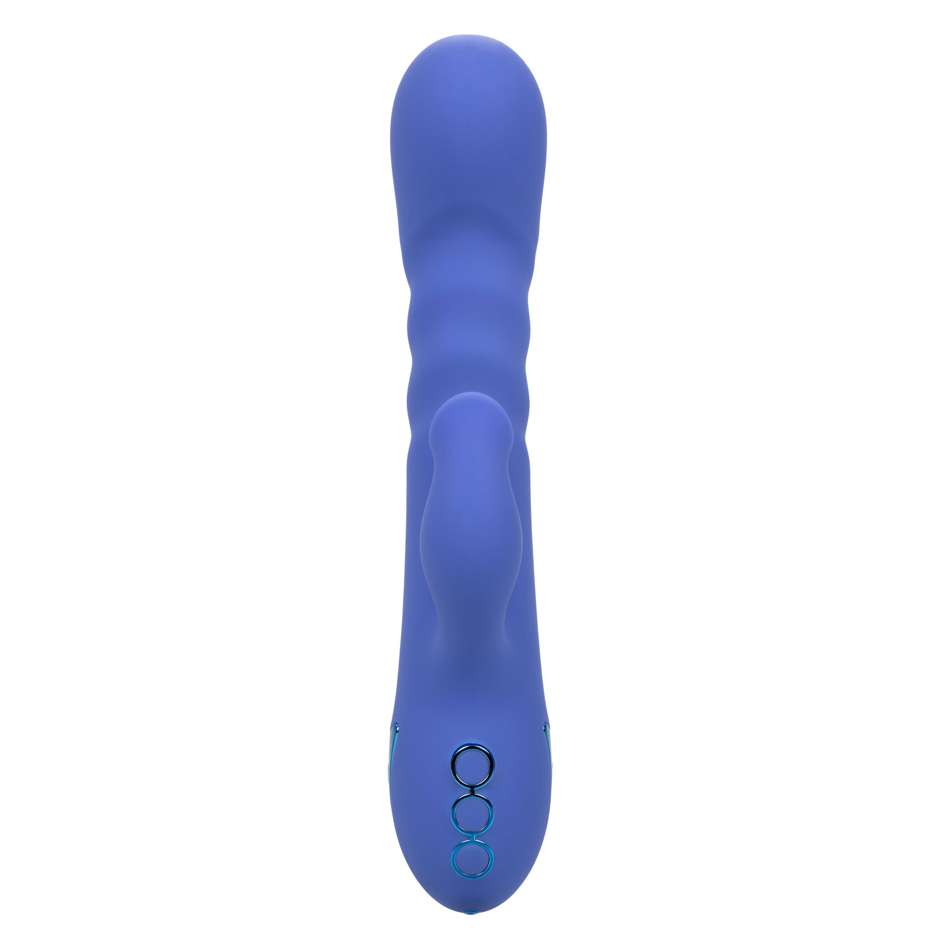 CalExotics L.A. Love Massager with Suction and Thrusting Action – Blue