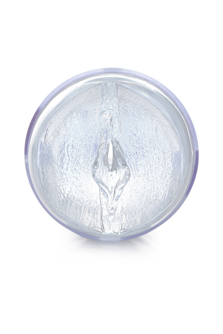 Curve Toys Mistress Julie Diamond Deluxe Clear Pussy Stroker with Suction Control