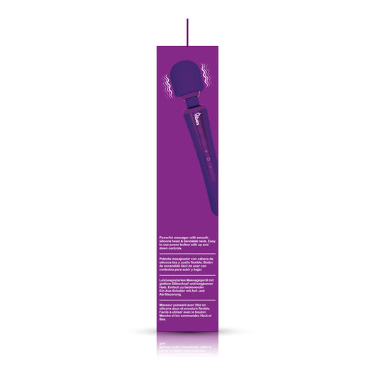 Viben Obsession Wand Massager – Powerful Silicone Massager, Violet