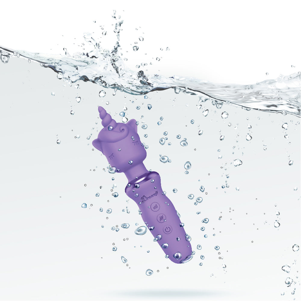 Dreamii Wand Powerful Unicorn Wand - Lilac - 15 Vibration Patterns & 5 Speeds