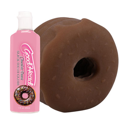 Doc Johnson Goodhead Chocolate Donut Blowjob Set – Brown