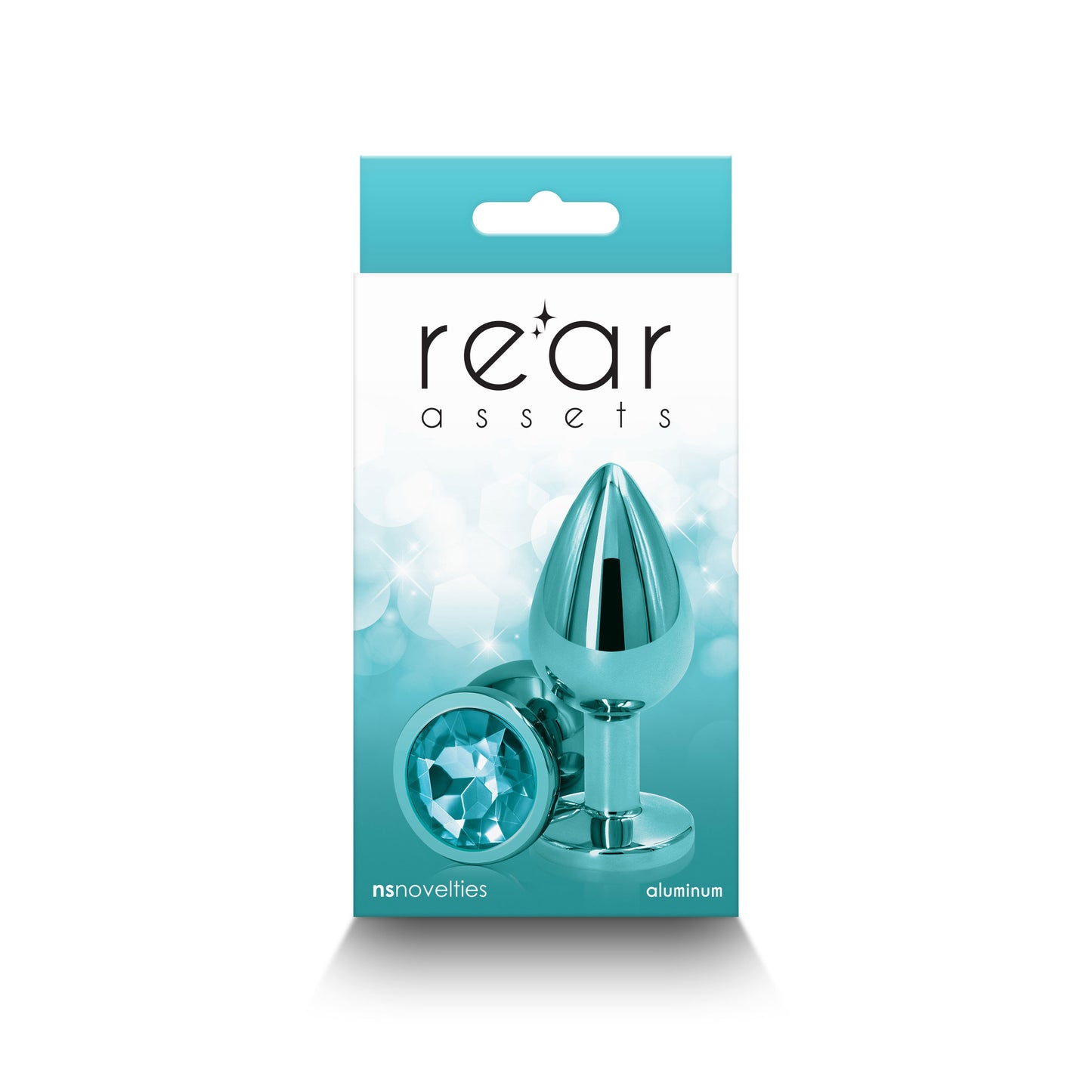 NS Novelties Rear Assets Medium Anal Toy - Teal