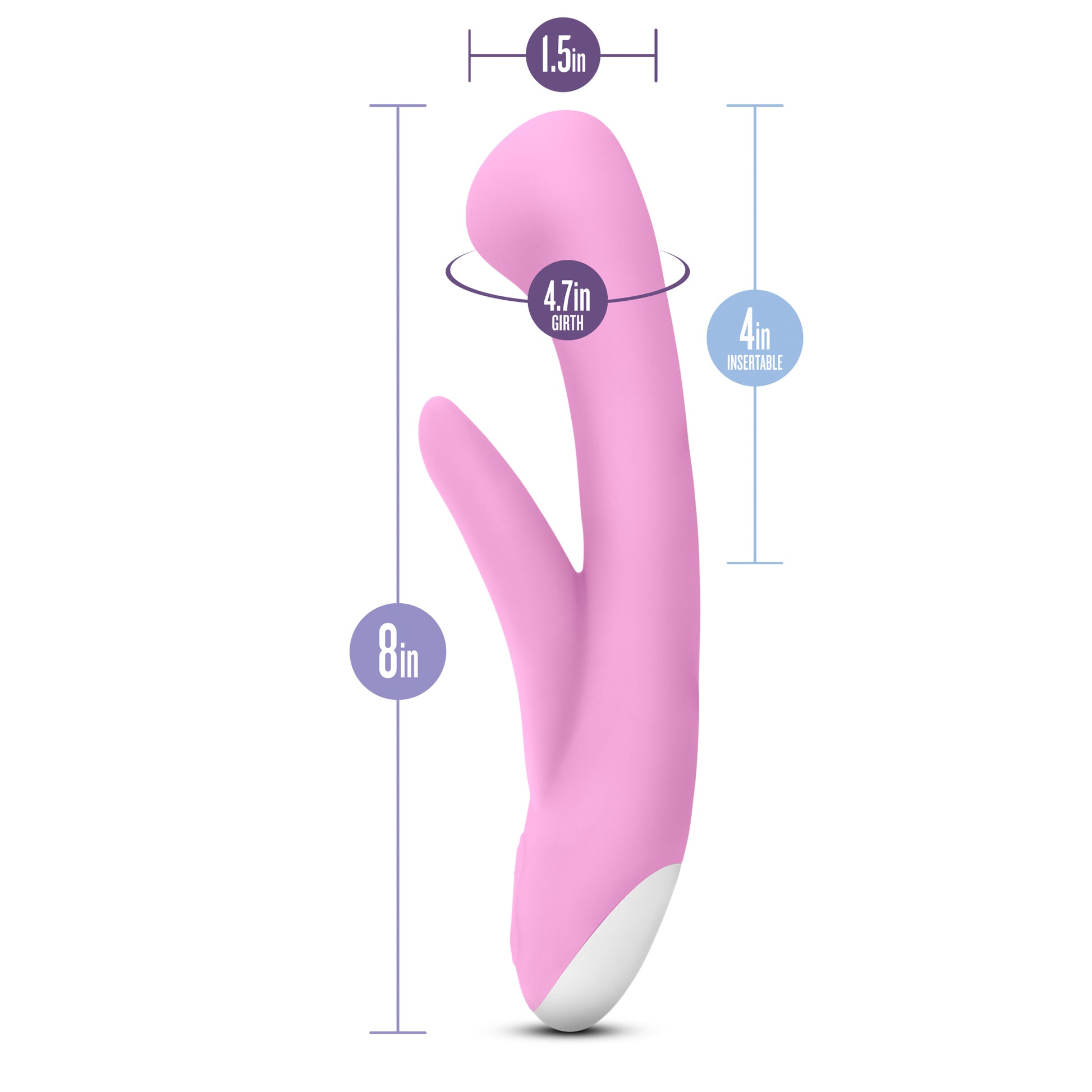 Blush Hop Cottontail - Ballet Slipper Vibrator - Pink