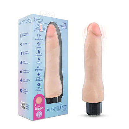 Blush Au Naturel Vanilla Ice Vibrating Dildo – Beige – 8.75 Inch