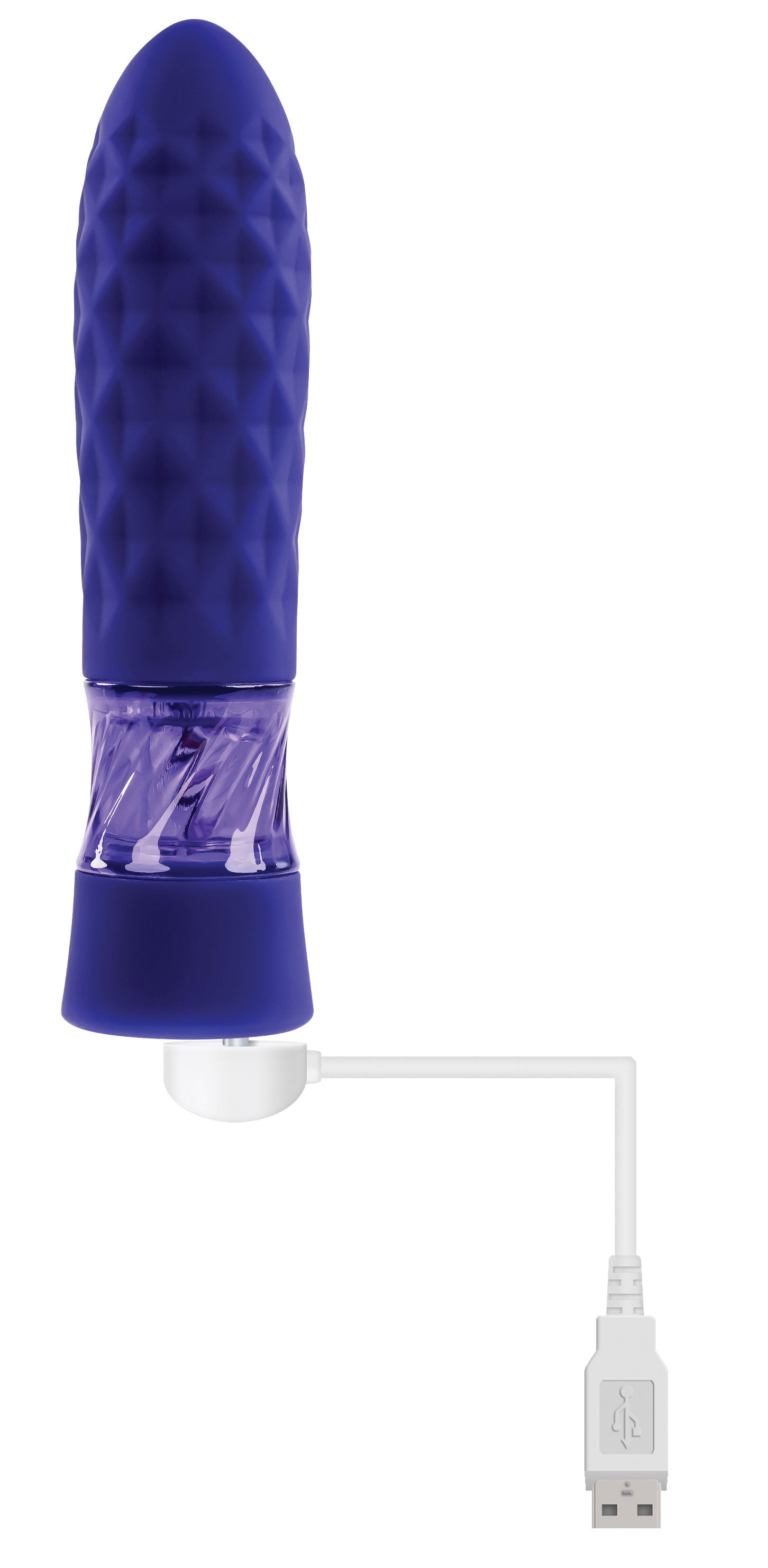 Evolved Novelties Raver Purple Light-Up Vibrating Bullet – 8-Speed Waterproof