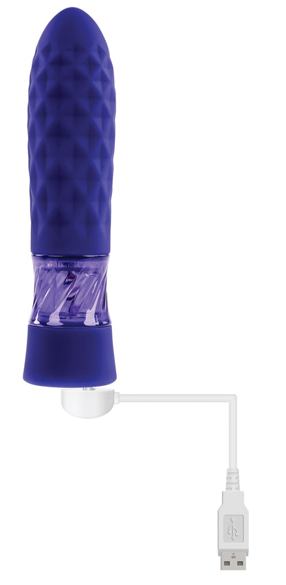 Evolved Novelties Raver Purple Light-Up Vibrating Bullet – 8-Speed Waterproof