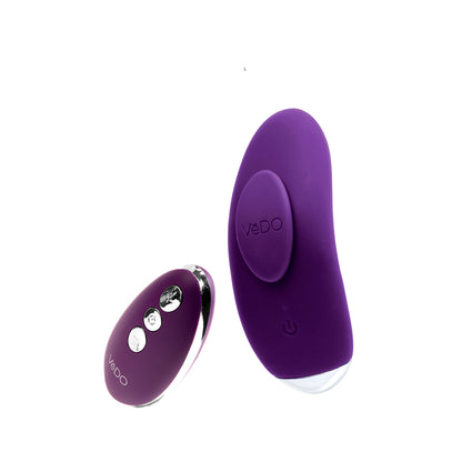 Niki Rechargeable Flexible Magnetic Panty Vibe - Purple