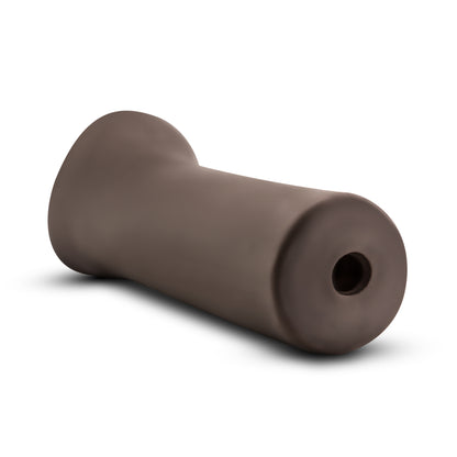 Blush Nicole's Kitty Stretchy Male Stroker with Ribbed Canal - Brown