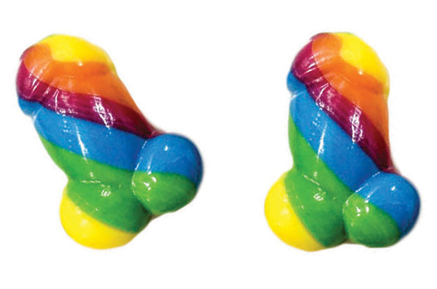Hott Products Rainbow Pecker Bites – Fruit Flavored Candy – Rainbow