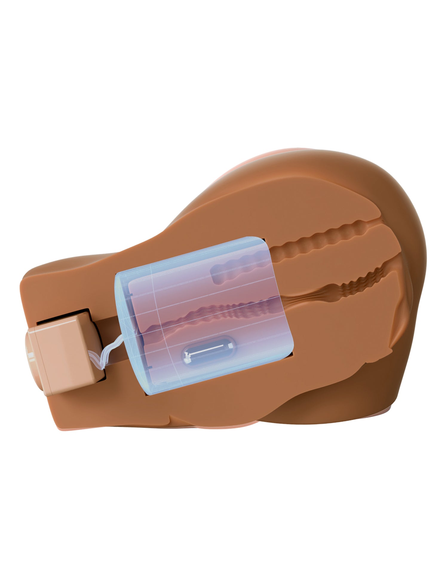 Pipedream Back That Ass Up Auto Mega Masturbator – Brown – Dual Motor, Suction & Vibration