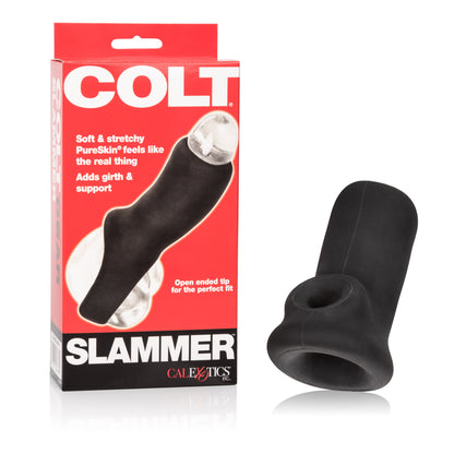 CalExotics Colt Slammer Sleeve – Black – Stretch-to-Fit Design