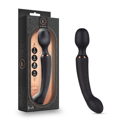 Blush Gia Rechargeable Massager with Dual Functions – Black