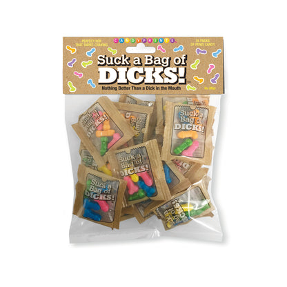 Little Genie Fun Size Penis Shaped Candies – 25 Individually Wrapped Packs