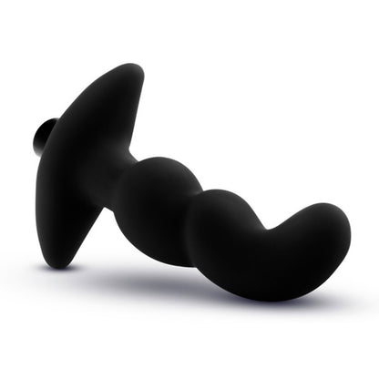 Anal Adventures Platinum Silicone Vibrating Prostate Massager 03 - Black