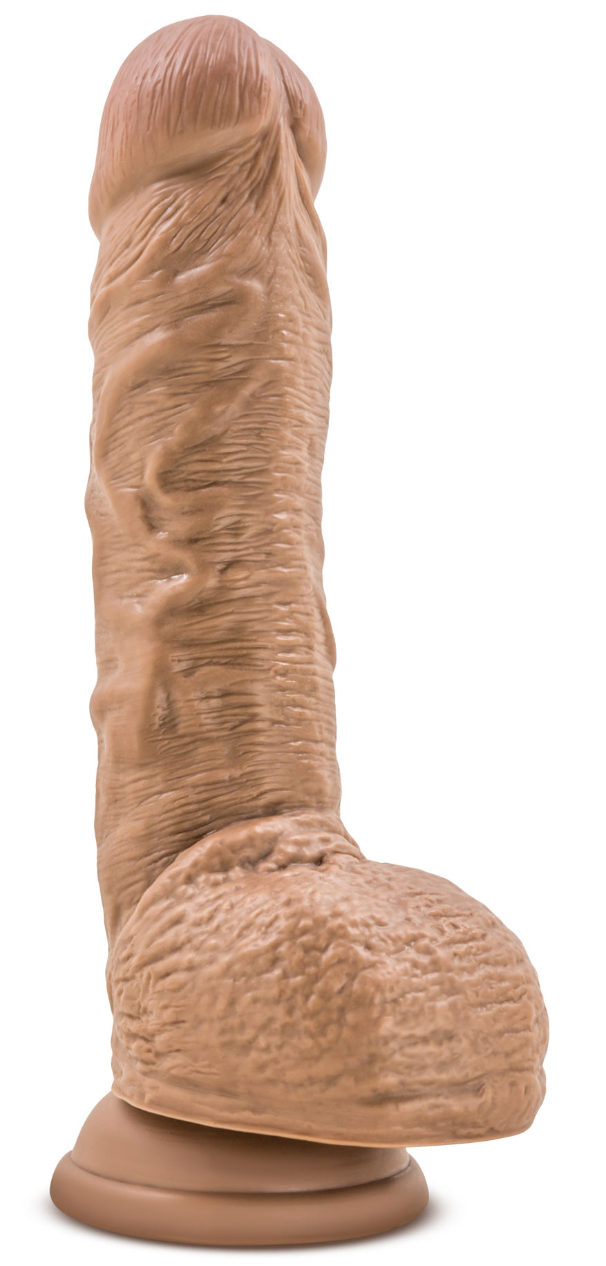 Au Naturel Big Billy 9 Inch Dildo with Suction Cup – Mocha